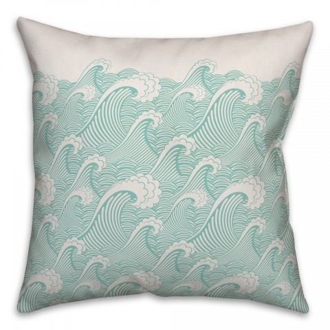 Wave Pattern Pillow