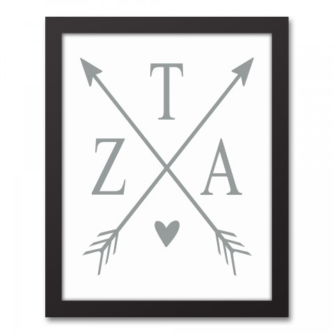 Crossed Arrows Greek Wall Art