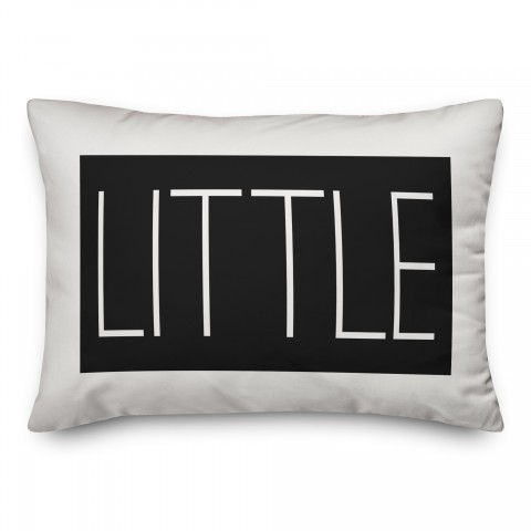 Little Typography 14x20 Spun Poly Pillow