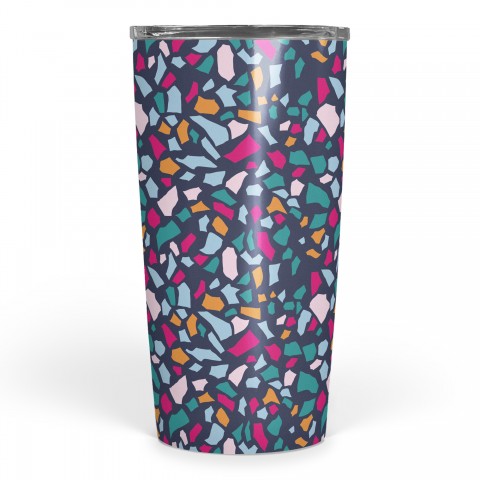 Designs Direct Creative Group Multi Color Terrazzo Pattern 20 oz Tumbler