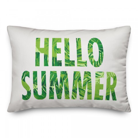 Hello Summer 14x20 Indoor / Outdoor Pillow