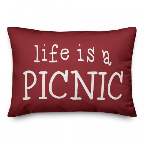 Life is a picnic 14x20 Indoor / Outdoor Pillow