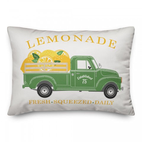 Lemonade Truck 14x20 Indoor / Outdoor Pillow