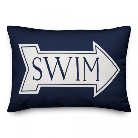 Swim Arrow 14x20 Indoor / Outdoor Pillow