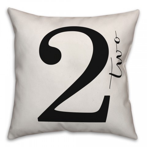Script Two 18x18 Indoor / Outdoor Pillow