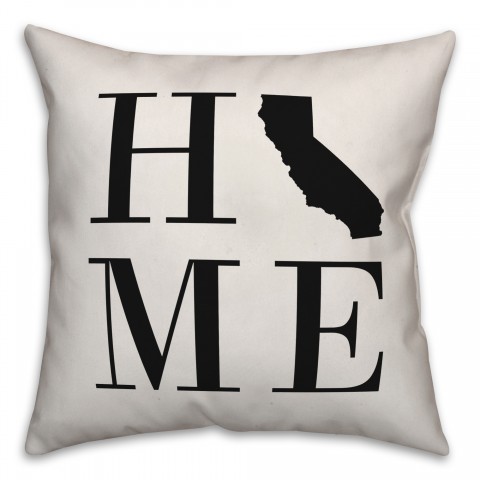 Home California 18x18 Indoor / Outdoor Pillow
