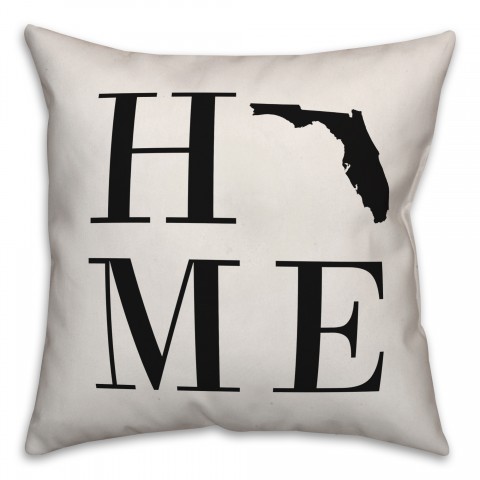 Home Florida 18x18 Indoor / Outdoor Pillow