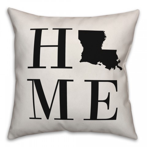 Home Louisiana 18x18 Indoor / Outdoor Pillow