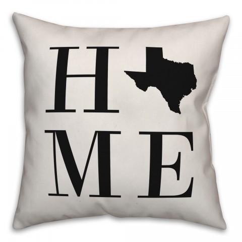 Home Texas 18x18 Indoor / Outdoor Pillow
