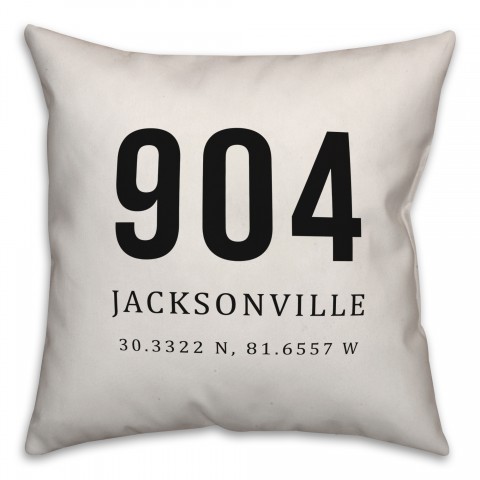 Jacksonville Coordinates 18x18 Indoor / Outdoor Pillow