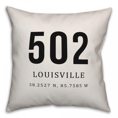 Louisville Coordinates 18x18 Indoor / Outdoor Pillow