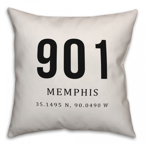 Memphis Coordinates 18x18 Indoor / Outdoor Pillow