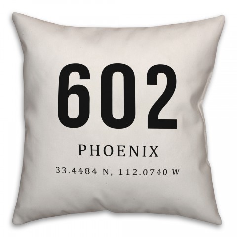 Phoenix Coordinates 18x18 Indoor / Outdoor Pillow