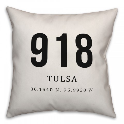 Tulsa Coordinates 18x18 Indoor / Outdoor Pillow