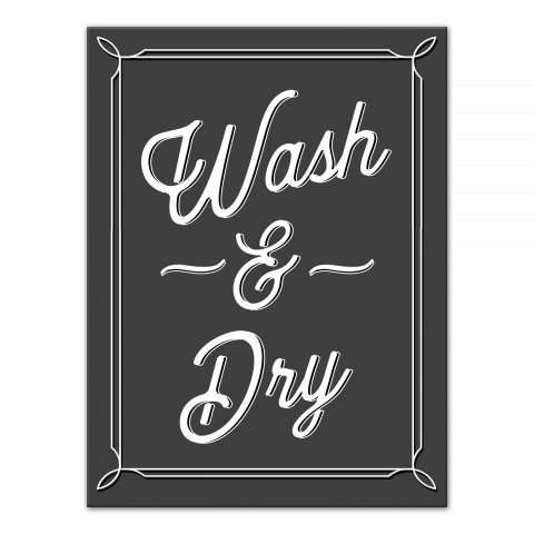 Wash & Dry 18x24 Canvas Wall Art