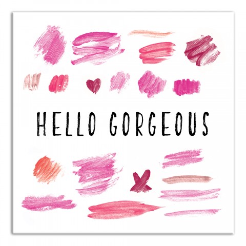 Hello Gorgeous 16x16 Canvas Wall Art