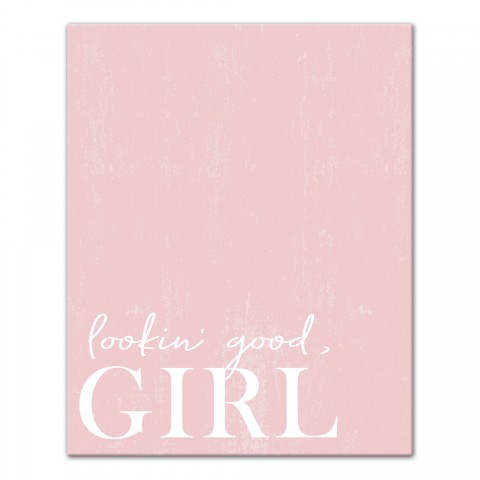 Lookin' Good Girl 16x20 Canvas Wall Art