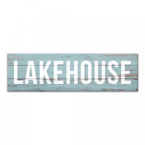 Lakehouse 12x36 Canvas Wall Art