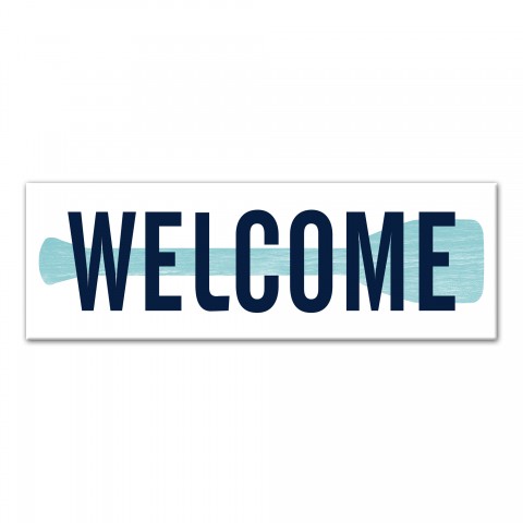 Welcome 12x36 Canvas Wall Art