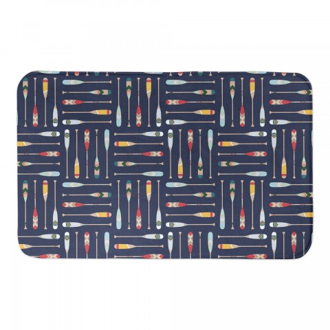 Paddle Pattern 34x21 Bath Mat