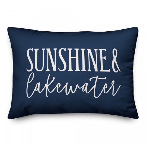 Sunshine & Lakewater 14x20 Indoor / Outdoor Pillow