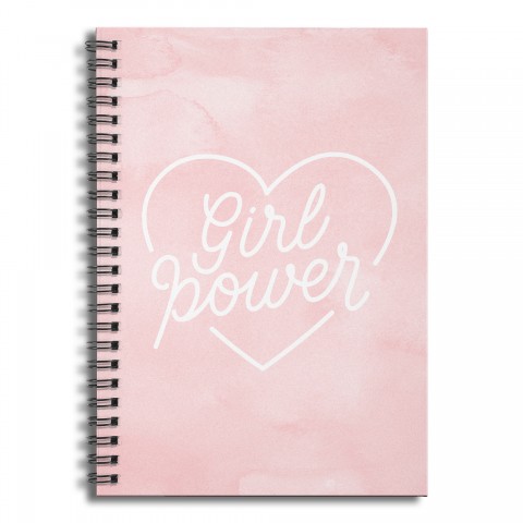 Grl Power 6x8 Ruled Spiral Notebook
