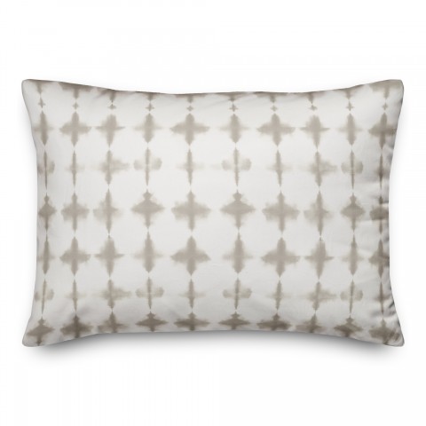 Gray Shibori 14x20 Spun Poly Pillow