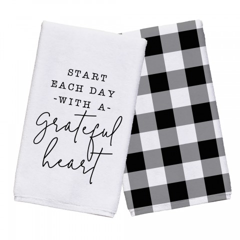 Start Each Day With A Grateful Heart  Textiles