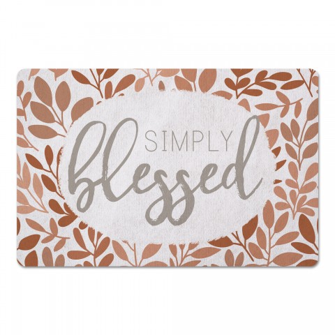 Simply Blessed 27x18 Floor Mat
