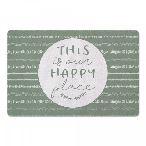 This Is Our Happy Place 27x18 Floor Mat