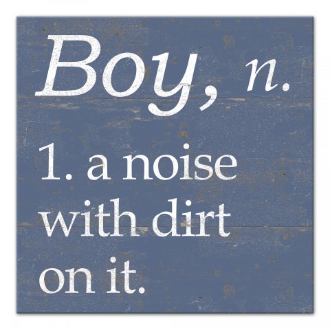 Boy Definition 12x12 Canvas Wall Art
