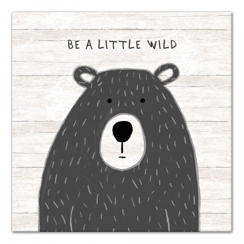 Be A Little Wild 12x12 Canvas Wall Art