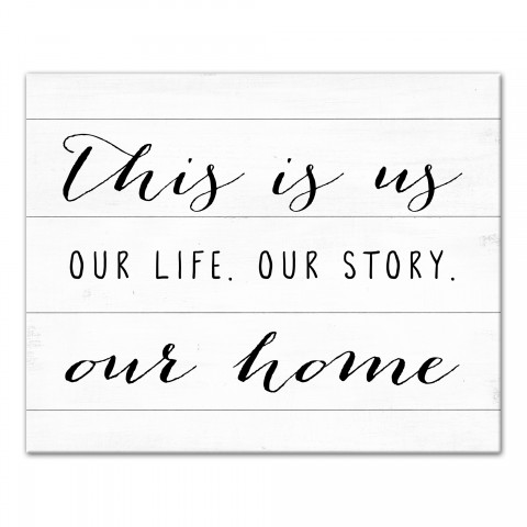 This is Us 16x20 Canvas Wall Art