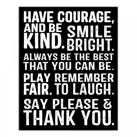 Awesome Words 16x20 Canvas Wall Art