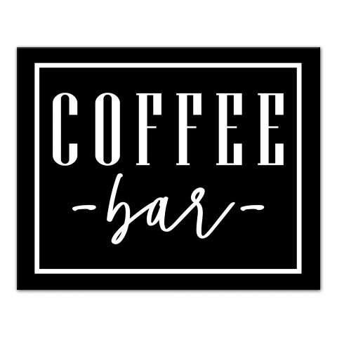 Coffee Bar 16x20 Canvas Wall Art
