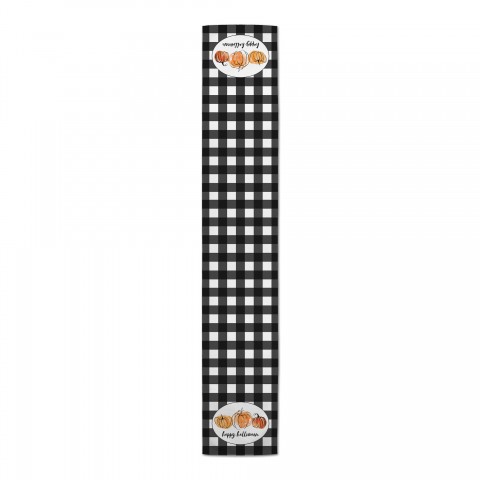 Buffalo Check Pumpkins Runner