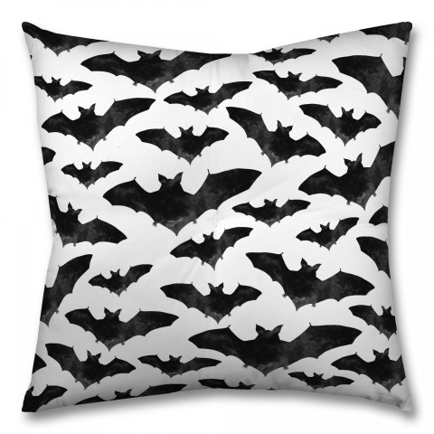 Watercolor Bats 26x26 Tufted Floor Pillow - Square