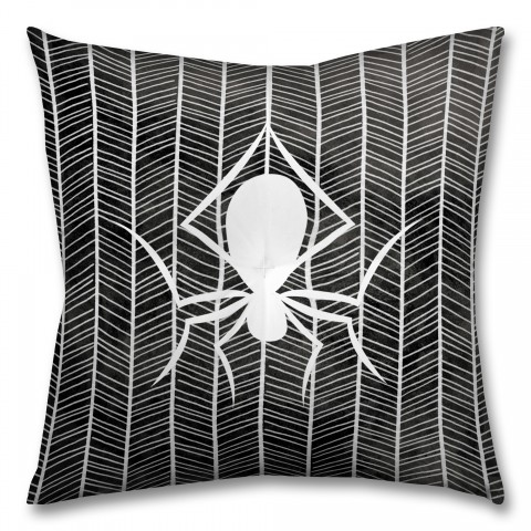 Spiderweb 26x26 Tufted Floor Pillow - Square