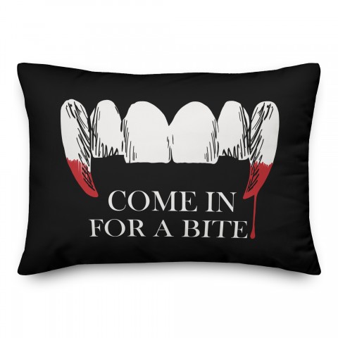 Come in for a Bite 14x20 Spun Poly Pillow