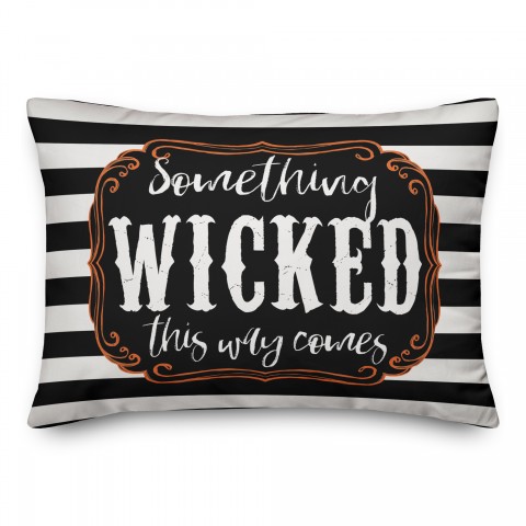 Something Wicked this Way Comes 14x20 Spun Poly Pillow