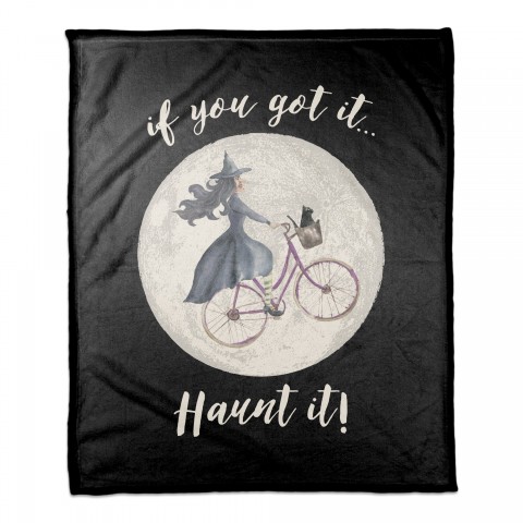 If You Got It, Haunt It 50x60 Coral Fleece Blanket