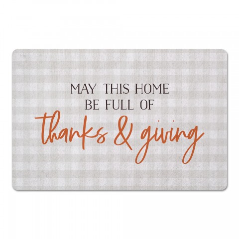 Thanks and Giving 27x18 Floor Mat