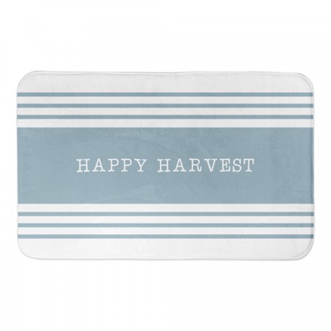 Blue Stripe 34x21 Bath Mat