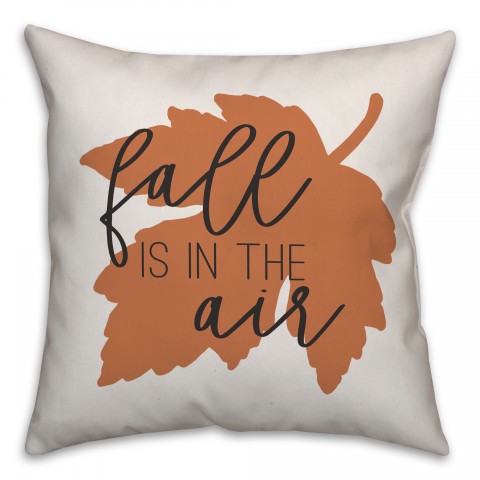 Fall is in the Air 18x18 Spun Poly Pillow