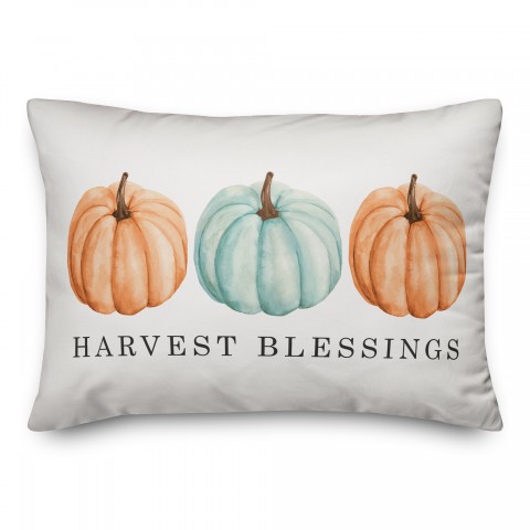 Harvest Blessings 14x20 Spun Poly Pillow
