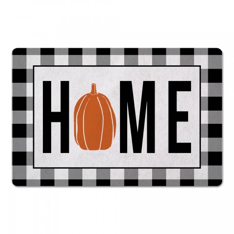 Home Pumpkin 27x18 Floor Mat