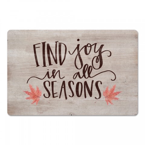 Find Joy in All Seasons 27x18 Floor Mat