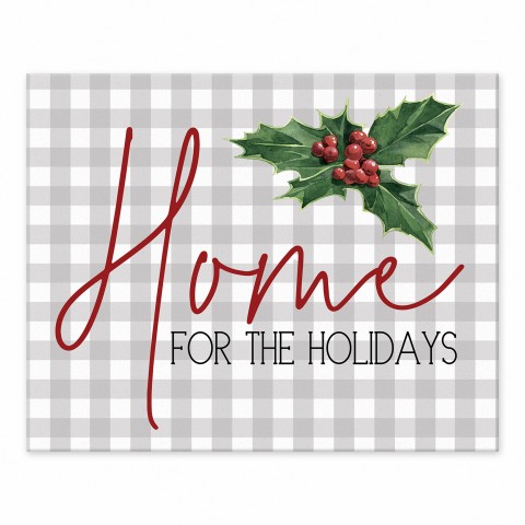Home for the Holidays 8x10 Tabletop Canvas