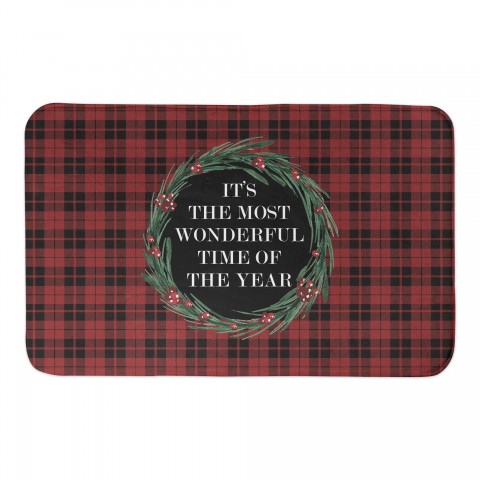 Most Wonderful Time of the Year 34x21 Bath Mat