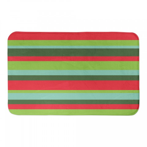 Christmas Stripes 34x21 Bath Mat